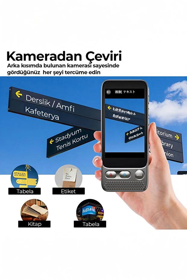 ROBO Yapay Zeka Çeviri Cihazı 142 Dil